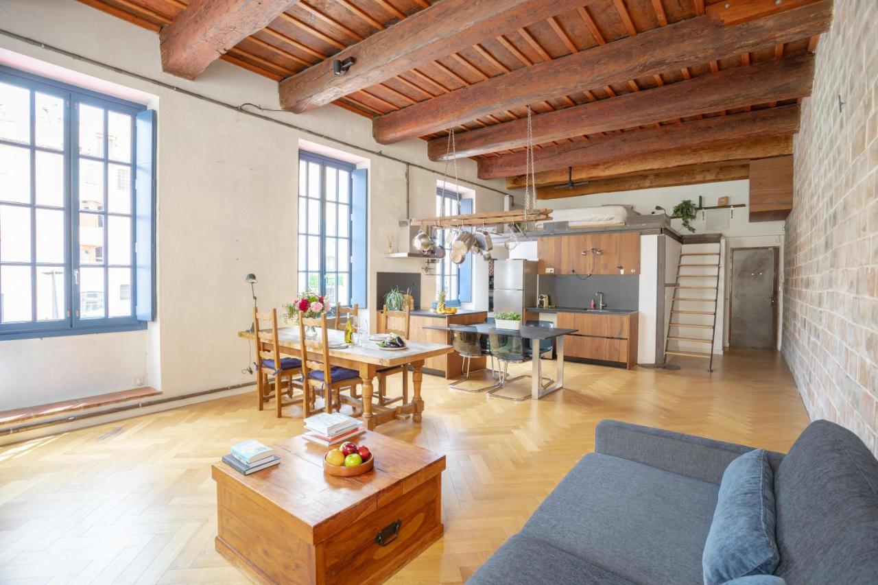 Sunny Stylish Spacious Loft In Old-Port Marseille Luaran gambar