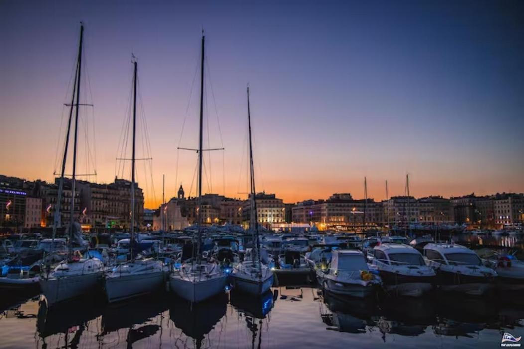 Sunny Stylish Spacious Loft In Old-Port Marseille Luaran gambar